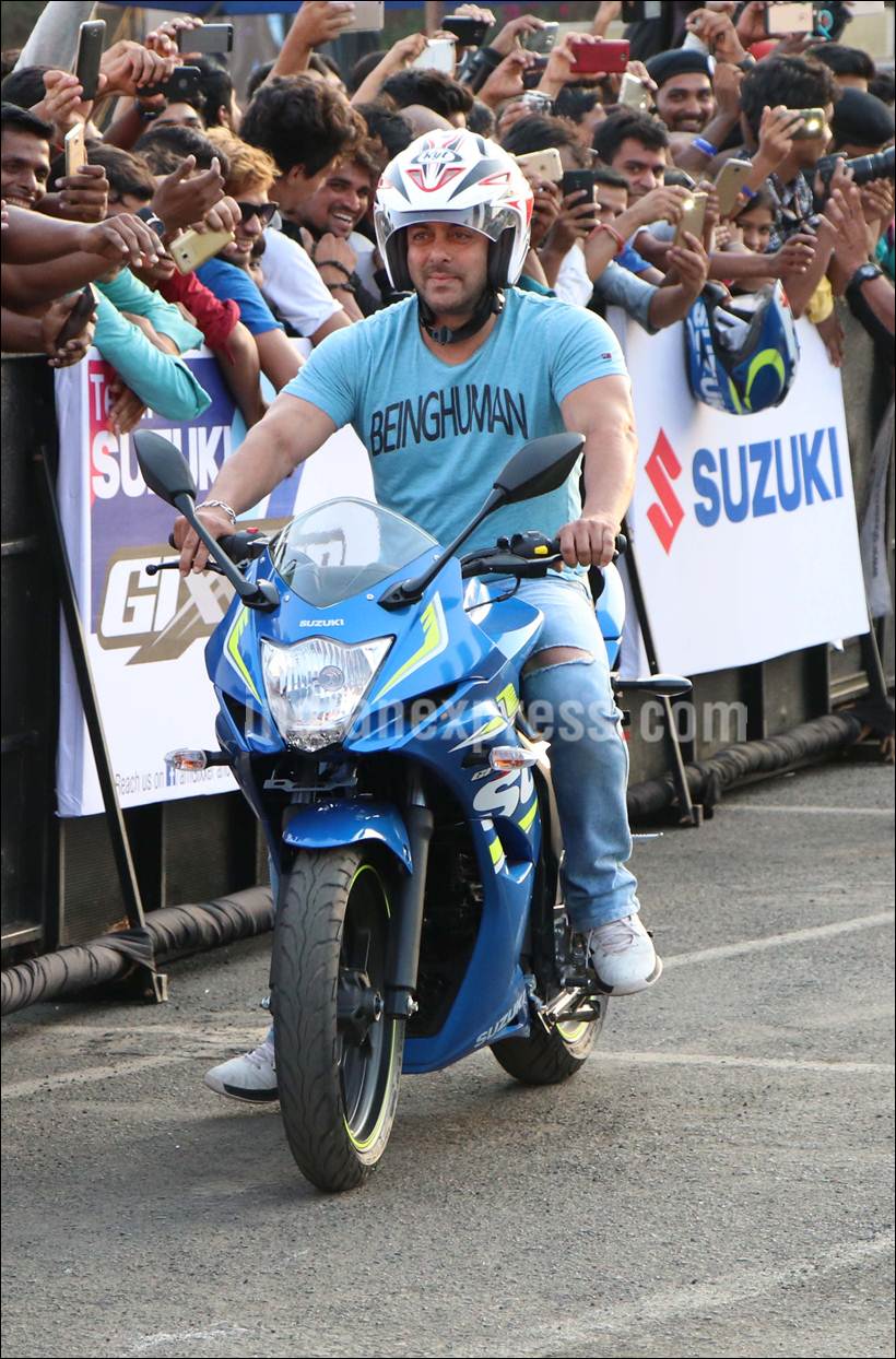 Salman Khan, Salman Khan photos, Zareen Khan, Zareen Khan song, Zareen Khan song launch, Zareen Khan photos, Salman Khan bike, Salman Khan news, entertainment photos