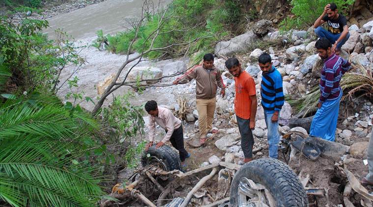 Cloud busrt Malpa Mangti, Search Operations in Malpa and Mangti, Cloudburst, Uttarakhand Cloud-burst, Uttarakhand News, Indian Express News