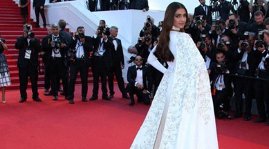Sonam Kapoor, Sonam Kapoor cannes, cannes, cannes 2016, neerja, sonam dress at cannes, sonam dress, Sonam Kapoor look, Sonam Kapoor photos, Sonam Kapoor news, Sonam ar cannes, entertainment news