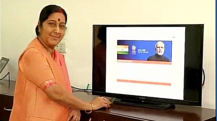 Narendra Modi, Modi, Sushma Swaraj, PMO, PMO regional website, PMO website, Modi website, NDA, NDA government, India, India website, government website