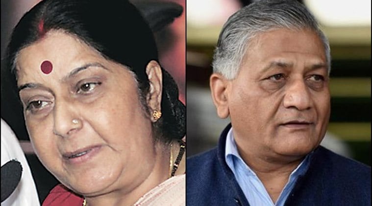 VK singh, sushma swaraj, vk singh on africans, attack on africans, attack on african nationals, attack on african students, africans in delhi, delhi african attack, delhi african national, delhi congolese national, sushma swaraj, rajnath singh