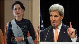 Aung San Suu Kyi, Suu Kyi, Myanmar, Myanmar's suu Kyi, John Kerry, US, United states, Kerry, Rohingya, Myanmar's Rohingya, world news