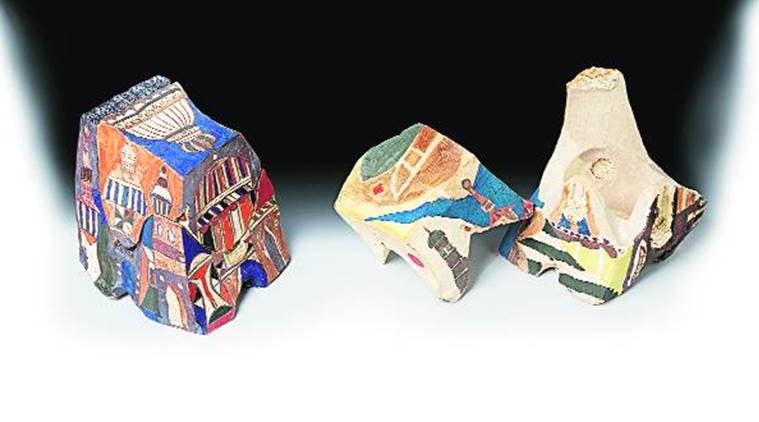 clay, clay art, clay work, pottery, Mandala Pottery, Laxma Goud, ceramicist Adil Writer, Adil Writer, Pundole Art Gallery, art exhibition, mumbai news