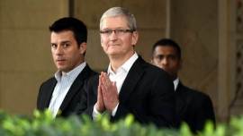 Tim Cook, Tim Cook in India, Tim Cook Apple CEO, Apple India, Ravi Shankar Prasad, 4G Internet, Apple iPhone, smartphone, Technology, Tech News