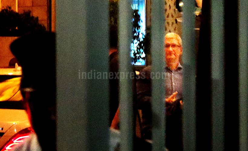 Apple, Tim Cook, Apple CEO Tim Cook, Tim Cook India visit, Tim Cook India visit, Tim Cook in India, Tim Cook visit, Tim Cook Mumbai, Tim Cook India exclusive pictures, Tim Cook india hyderabad, India development centre, India new iphone, technology, technology news