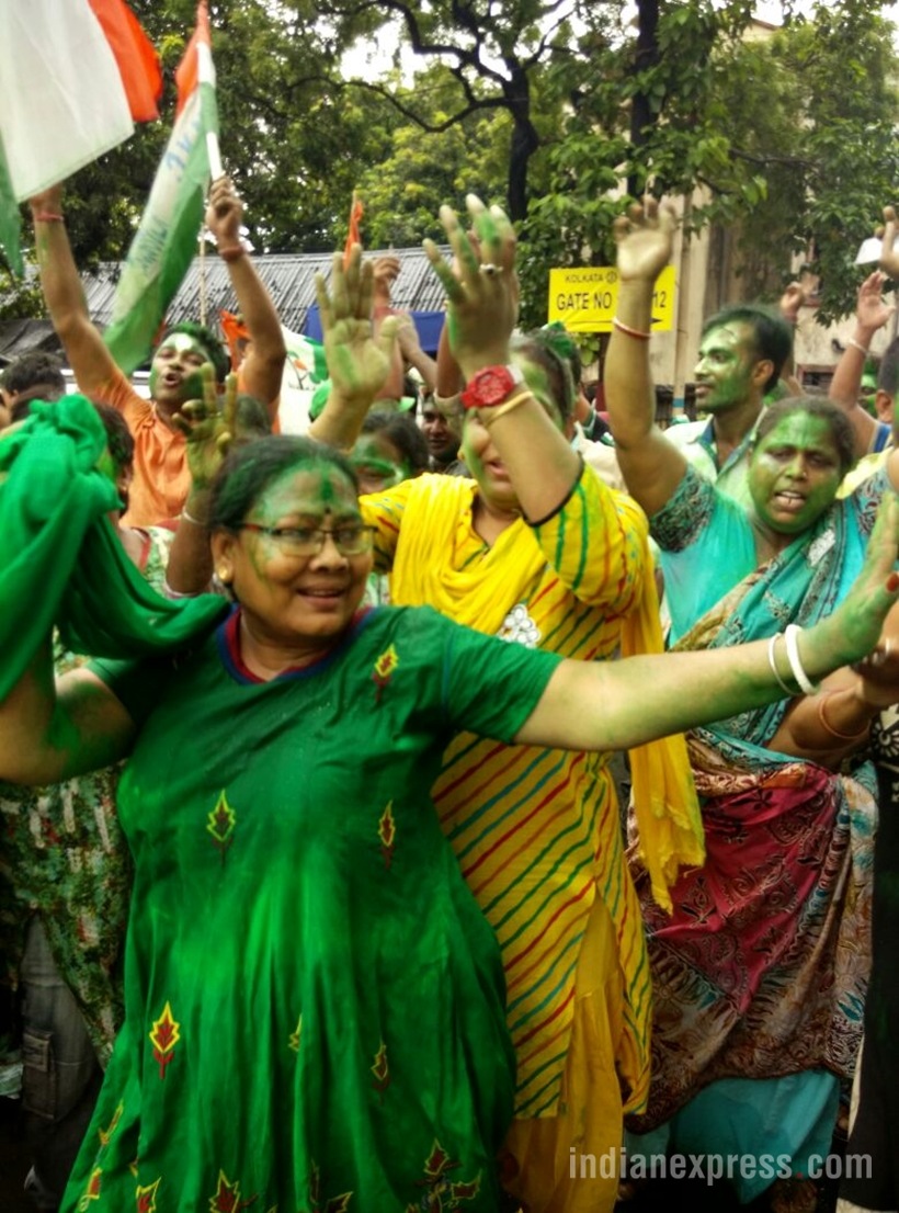 elections 2016, west bengal elections, west bengal elections 2016, mamata banerjee, tmc, tmc celebrations, tamil nadu elections, tamil nadu elections 2016, jayalalithaa, jayalalithaa win, aiadmk, aiadmk celebrations, assam elections, assam elections 2016, Sarbananda Sonwal, bjp, bjp assam, bjp celebrations, Sarbananda Sonwal win