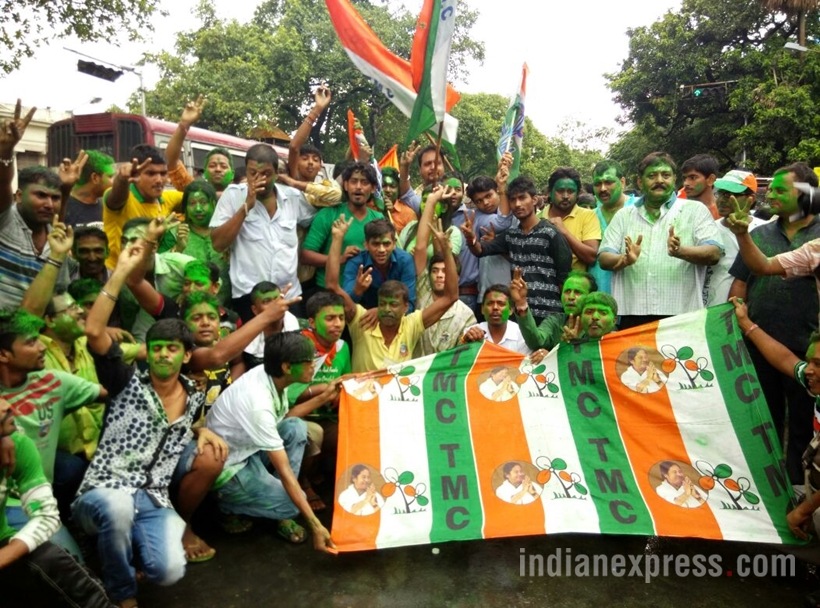 elections 2016, west bengal elections, west bengal elections 2016, mamata banerjee, tmc, tmc celebrations, tamil nadu elections, tamil nadu elections 2016, jayalalithaa, jayalalithaa win, aiadmk, aiadmk celebrations, assam elections, assam elections 2016, Sarbananda Sonwal, bjp, bjp assam, bjp celebrations, Sarbananda Sonwal win