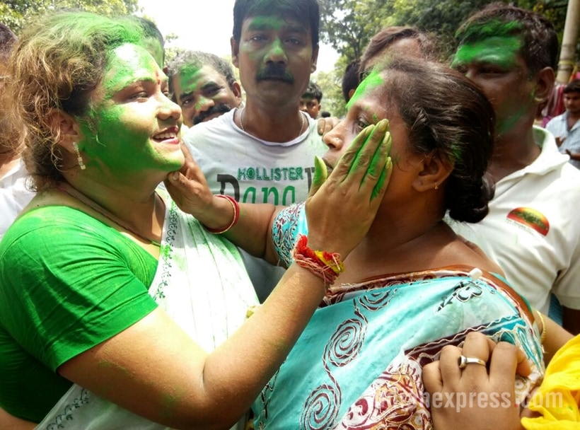 elections 2016, west bengal elections, west bengal elections 2016, mamata banerjee, tmc, tmc celebrations, tamil nadu elections, tamil nadu elections 2016, jayalalithaa, jayalalithaa win, aiadmk, aiadmk celebrations, assam elections, assam elections 2016, Sarbananda Sonwal, bjp, bjp assam, bjp celebrations, Sarbananda Sonwal win