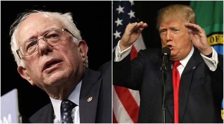 Bernie Sanders, donald trump, us elections 2020