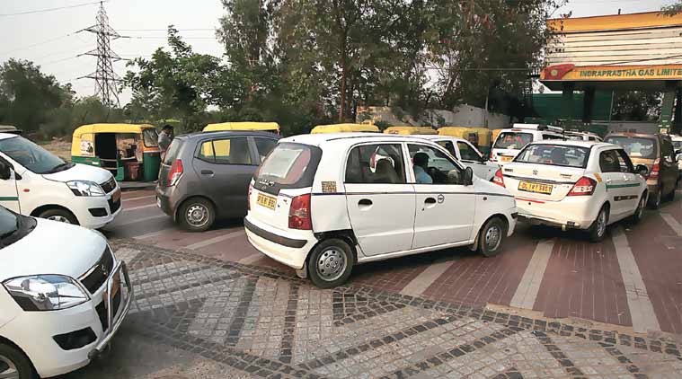 diesel taxi, ban on diesel taxis, drivers protest, Supreme Court ban on diesel taxis, switch to CNG, new delhi, delhi news, india news, latest news