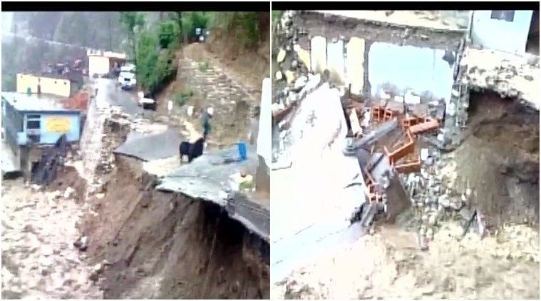 Uttarakhand, highway, Uttarakhand highway, Uttarakhand highway blocked, Cloudbursts, tehri, tehri Cloudbursts, Uttarakhand Cloudbursts, Uttarakhand Cloudburst, Char Dhaam Yatra, Char Dhaam Yatra pilgrims, pilgrims, india news