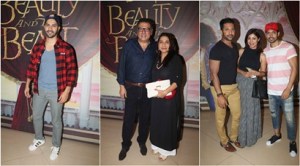 Varun, Boman Irani at Beauty and The Beast musical night