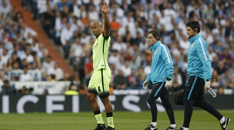 Manchester City, Vincent Kompany, Pablo Zabaleta, Aleksandar Kolarov and David Silva, Manchester City vs Arsenal, Arsenal vs Manchester City, Football