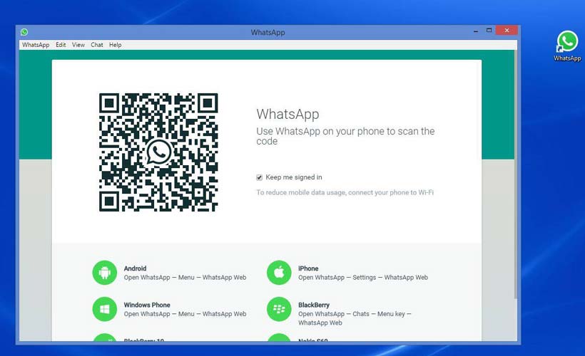 whatsapp app for desktop windows 10