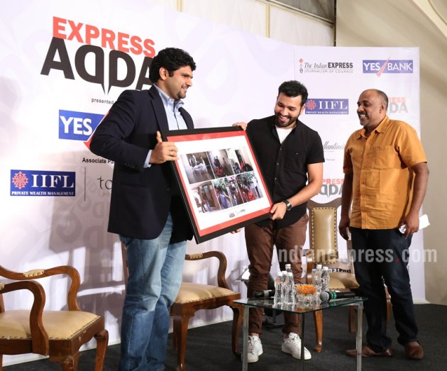 Rohit Sharma, Rohit Sharma Express Adda, Rohit, Anil Kumble, Kumble, India coach, coach Anil Kumble, anil kumble coach, Ravi Shastri Anil Kumble, Kumble Shastri, Rohit Sharma Anil Kumble, Rohit Sharma Ravi Shastri, India cricket, Cricket India, Cricket news