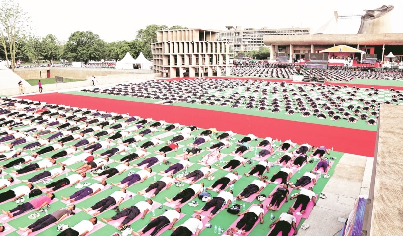 Yoga, yoga day, Ramdev, Baba Ramdev, Yoga day Ramdev, reheasals, Yoga day reheasals, reheasals gor yoga day, Yoga day practice, Yoga day preparations, Yoga day venues, Yoga day rules, yoga day, International Yoga Day, India yoga day, world yoga day, Selections process for yoga day celebration, recruitment for yoga day celebrations, Ramdev yoga practices, Modi, PM Modi yoga, Modi Yoga, Chandigarh Yoga, Chandigarh Yoga day, Chandigarh Yoga day preparations, June 21 Yoga Day, June 21, Internation Yoga, second international yoga day, 2nd international yoga day, Delhi Yoga, Yoga day delhi preparations, Yoga pictures, Yoga photos, Yoga day preparations photos, Yoga day picture gallery