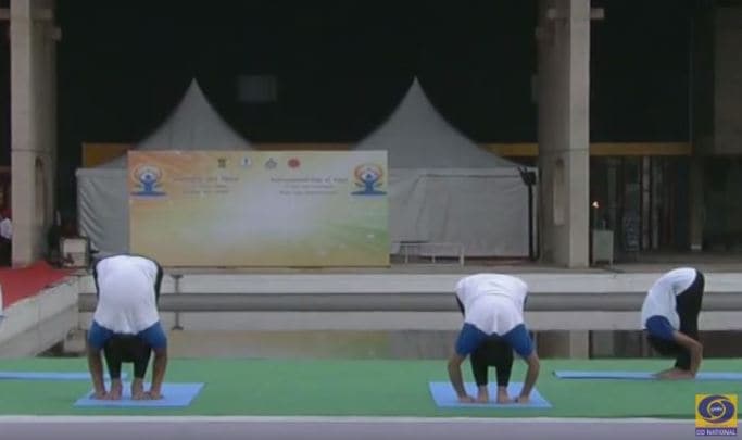 yoga day, yoga, narendra modi, narendra modi yoga, modi yoga, modi yoga asanas, modi yoga pictures, modi yoga day speech, modi yoga day address, chandigarh yoga day, international yoga day
