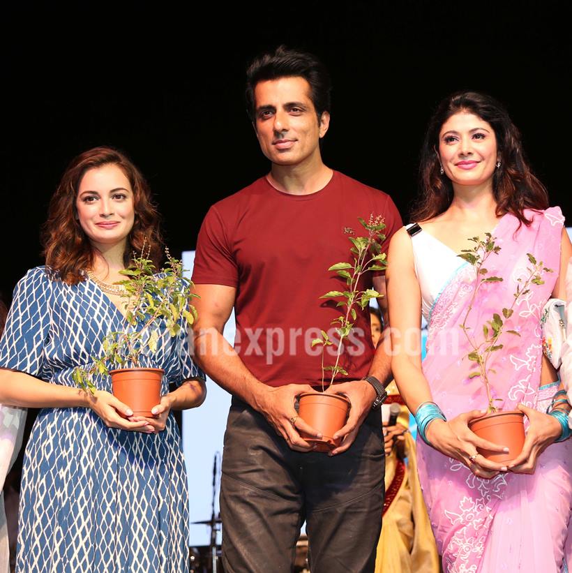 Dia Mirza, Sonu Sood, Pooja Batra