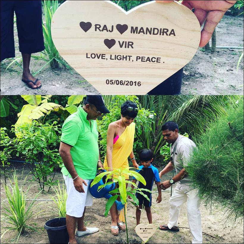 mandira bedi, mandira bedi holiday, mandira bedi maldives, mandira bedi husband, mandira bedi son, mandira bedi holiday pics