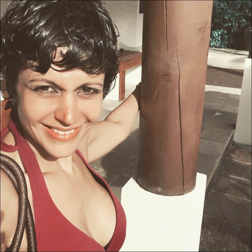 mandira bedi, mandira bedi holiday, mandira bedi maldives, mandira bedi husband, mandira bedi son, mandira bedi holiday pics