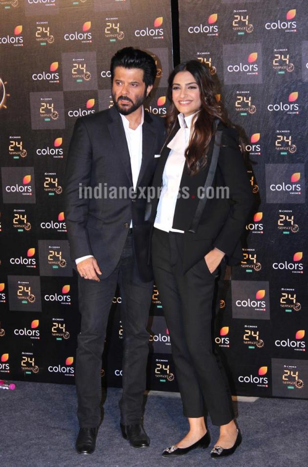 24, 24 season 2, 24 season 2 trailer, 24 season 2 trailer launch, Anil Kapoor, aamir Khan, Sonam kapoor, Anil Sonam, Anil Aamir, Surveen Chawla, Sapna Pabbi, Sudhanshu Pandey, Ashish Vidyarthi, Madhurima Tuli, Neil Bhoopalan, entertainment