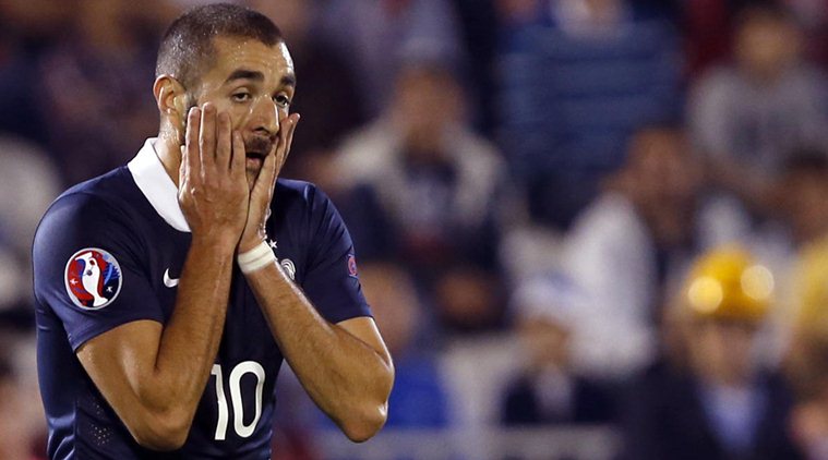 Karim Benzema wasn't picked up in the France Euro 2016 squad. (Source: AP)