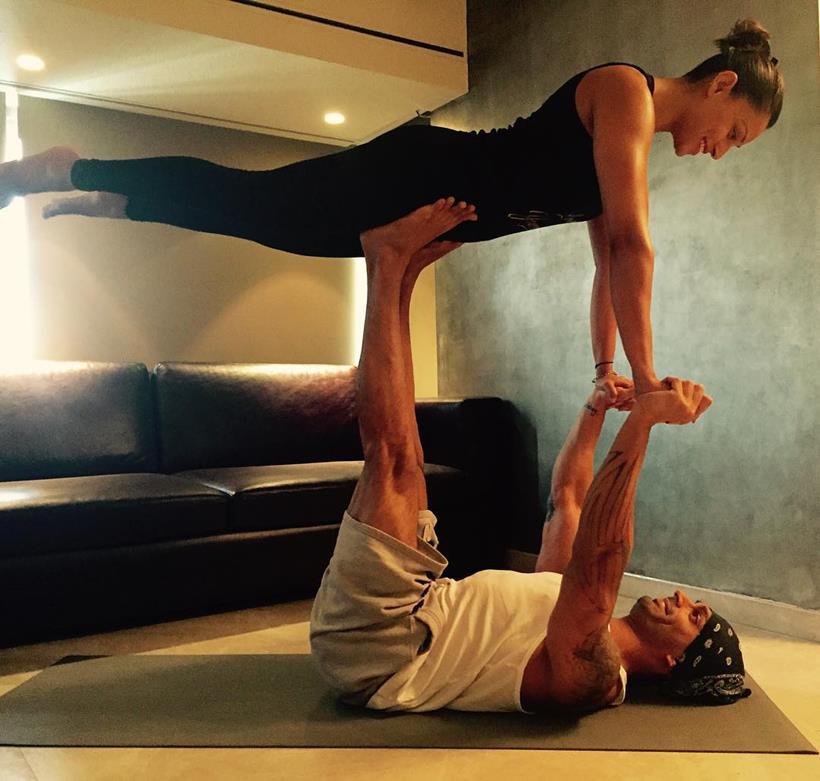 International Yoga Day, International Yoga Day 2016, Bipasha Basu, Karan Singh Grover, Bipasha Karan, Bipasha Karan Yoga, Malaika Arora Khan, Sofia Hayat, Bipasha Basu Yoga, Malaika Arora Khan yoga, Sofia Hayat yoga, Neha Dhupia, Deepika Singh, Diya aur baati Hum, Kavita Kaushik, International Yoga Day pics, International Yoga Day celebs pics