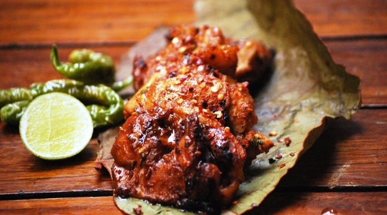 Ceylon curry roasted chicken at BonSouth, Bengaluru.