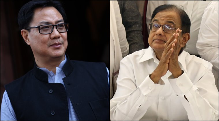 Ishrat Jahan, Ishrat jahan encounter, Ishrat jahan Chidambaram, kiren rijiju on chidambaram, kiren rijiju, rijiju on ishrat jahan, Chidambaram affidavit, chidambaram ishrat jahan, ishrat fake encounter, ishrat jahan fake encounter, news, india news