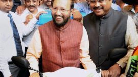 prakash javedkar, hrd minister prakash javedkar, education minister prakash javedkar, Modi cabinet reshuffle, latest news, smriti irani, modi cabinet ministers, india news, india politics