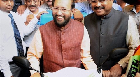 prakash javedkar, hrd minister prakash javedkar, education minister prakash javedkar, Modi cabinet reshuffle, latest news, smriti irani, modi cabinet ministers, india news, india politics