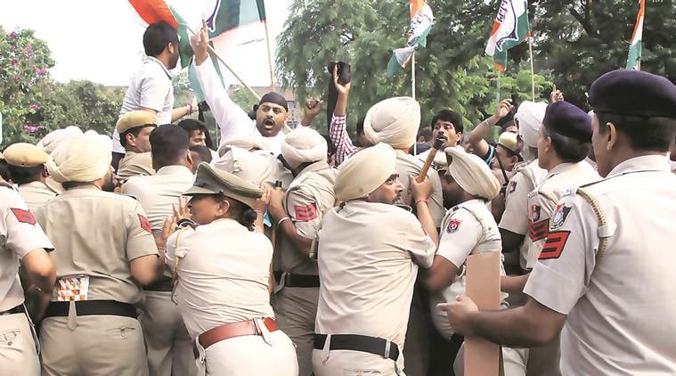 International Yoga Day, PM Modi, Modi Congress, Narendra Modi, Capitol Complex, Chandigarh Sector 34, Congress Workers Detained, India News