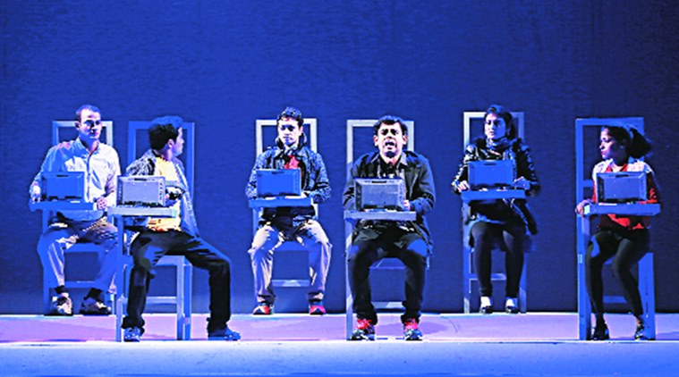 delhi play, delhi based director, tripurari sharma, aadha chand, mandi house, play at mandi house, donald trump, Sangeet Natak Akademi, indian express talk