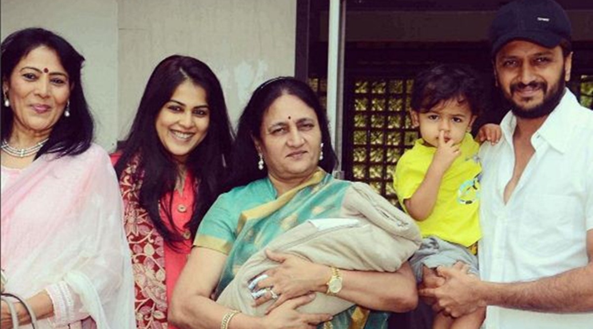 Riteish Deshmukh Wife Genelia Named Second Child Rahyl Riteish Deshmukh Entertainment News The Indian Express