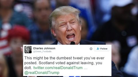 Donald Trump Trolled For His Comment On Scots ‘going Wild’ Over Leaving ...