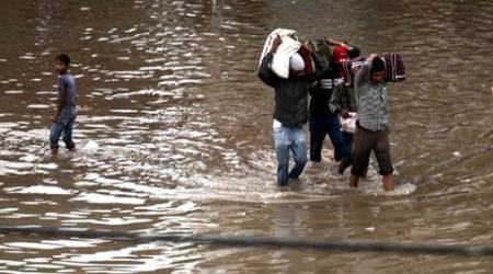 punjab news, punjab, punjab drain cleaning, monsoon, punjab monsoon, MET, rain in punjab, flood control measures, indian express news