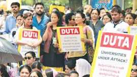 delhi university. delhi university teachers, DU teachers boycott, delhi university teachers boycott, DU teachers boycott evaluation of papers, delhi news