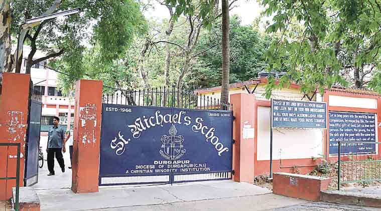 St Michael’s School, Durgapur, where Mainak Sarkar was a student. (Source: Reuters)