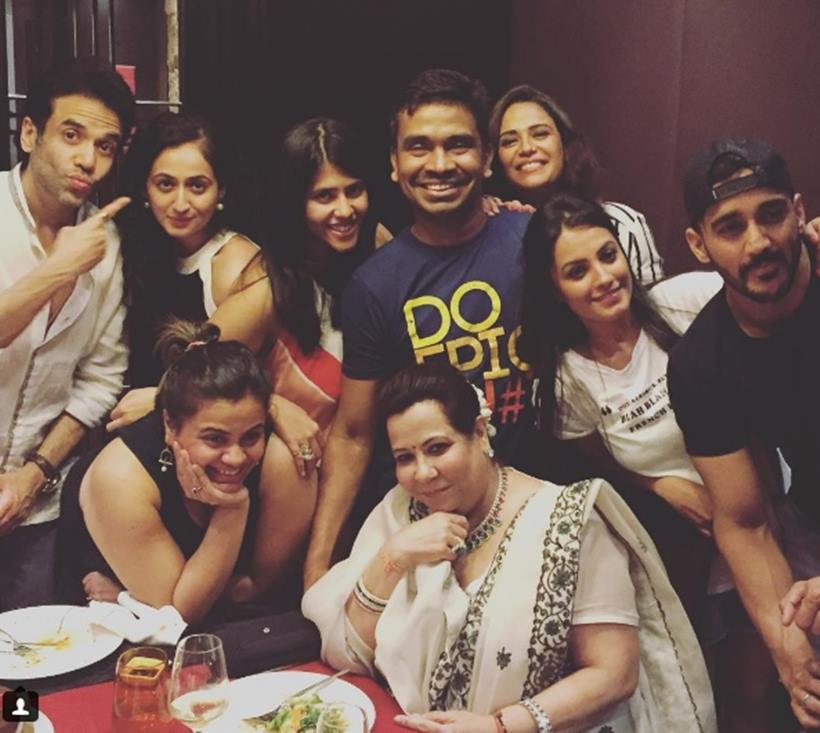 ekta kapoor, ekta kapoor birthday, Tusshar Kapoor, Tusshar Kapoor pics, ekta kapoor party, ekta kapoor pics, ekta kapoor birthday pics, mona singh, Anita Hassanandani, Mushtaq Shiekh, entertainment photos