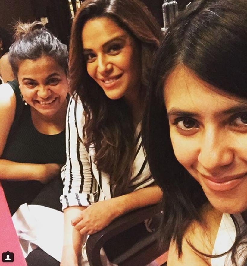 ekta kapoor, ekta kapoor birthday, Tusshar Kapoor, Tusshar Kapoor pics, ekta kapoor party, ekta kapoor pics, ekta kapoor birthday pics, mona singh, Anita Hassanandani, Mushtaq Shiekh, entertainment photos