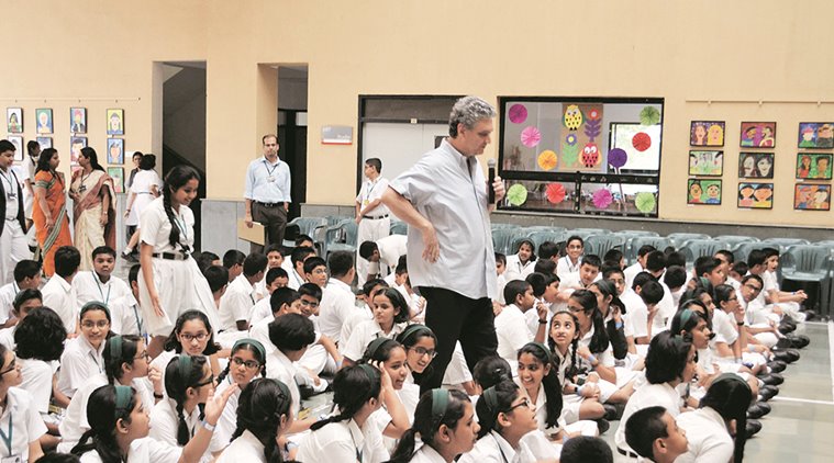 eric miller, eric miller in pune, kahaani festival, pune kahaani festival, delhi public school pune, indian express news, pune, pune news