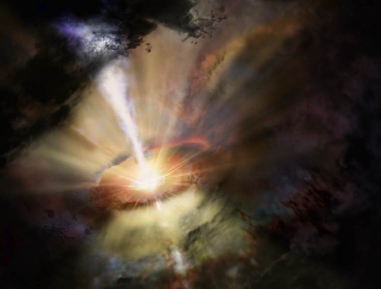 Black hole, Supermassive Black hole, supermassive black hole cold gas cloud, supermassive black hole finding, Massacheusets Institute of Technology, MIT, Science news, Technology news