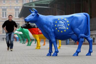ahead of Britain's EU referendum result