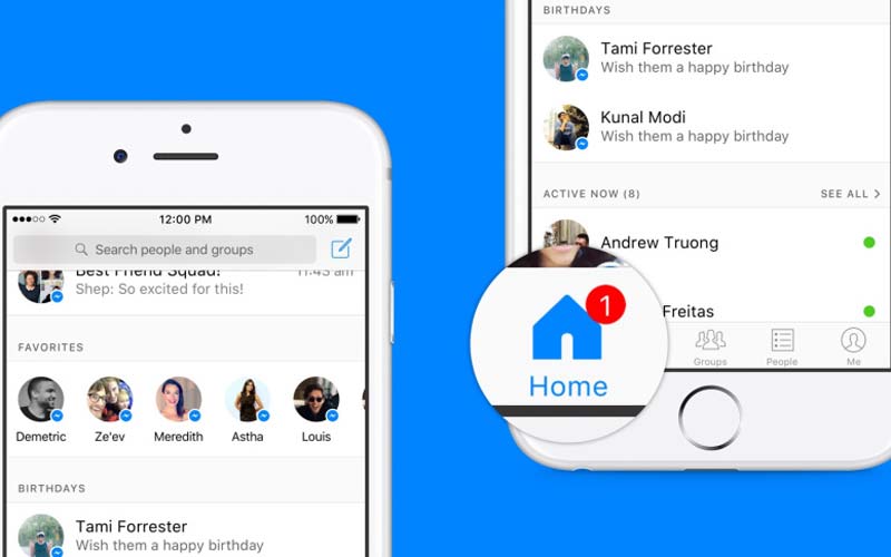 Facebook Messenger Adds New Home Section Will Give Birthday Reminders Technology News The Indian Express