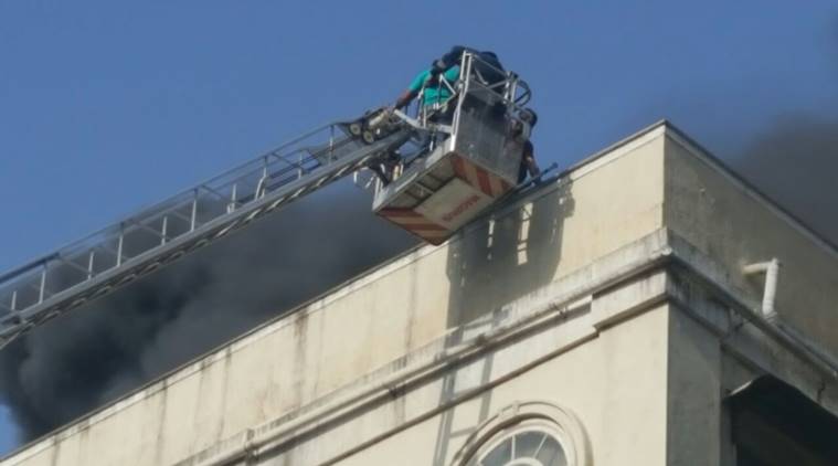 Metro House fire: Two rescued, 12 fire tenders on spot | Cities News