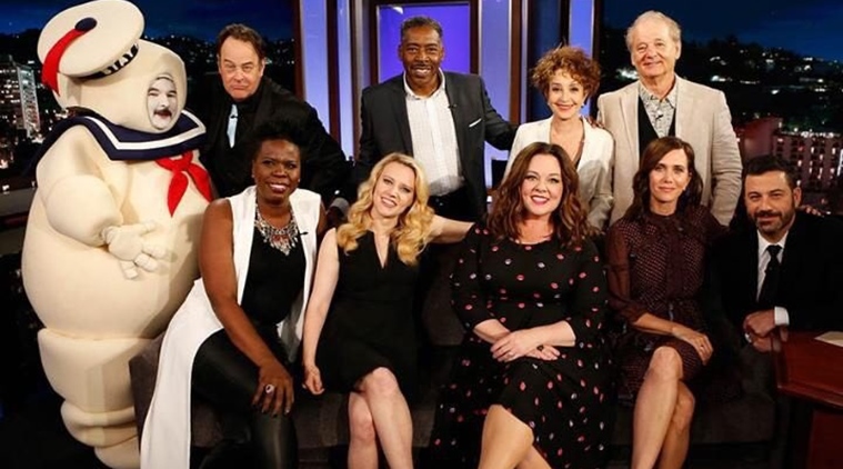 Old And New Ghostbusters Cast Come Together For Photo Hollywood News 