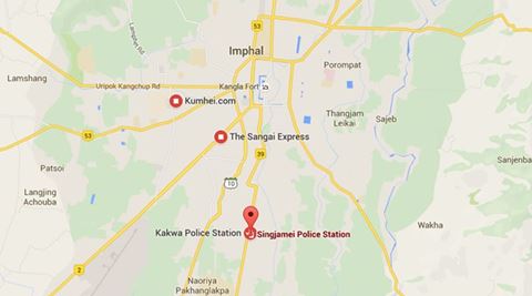 Seven injured as van runs over a group of protesters in Imphal
