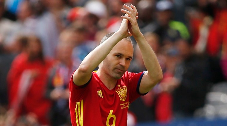 Iniesta showed some of his prowess in Spain's difficult first game at Euro 2016. (Source: Reuters)