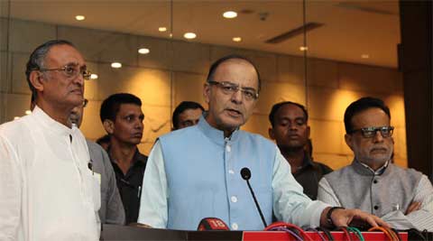 arun jaitley, finance minister, finance minister arun jaitley, finance minister jaitley, fm arun jaitley, jaitley, union cabinet meeting, textile sector, apparel sector, textile sector employment, apparel sector employment, employment, prime minister, narendra modi, modi, india news
