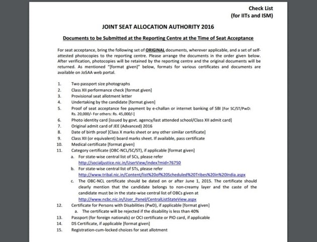 josaa, josaa 2016, jee main, josaa.nic.in, iit jee, jee result, joint seat allocation authority, josaa allotment, josaa seat allocation, josaa 2016, jee main allotment, jee main seat allocation, allotment, seat allotment